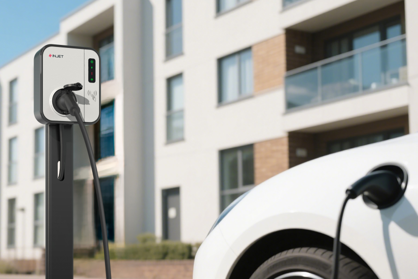 injet eco ac ev charging station
