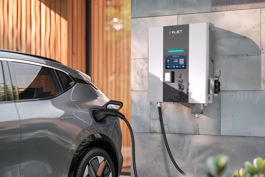 injet hub dc ev charging station