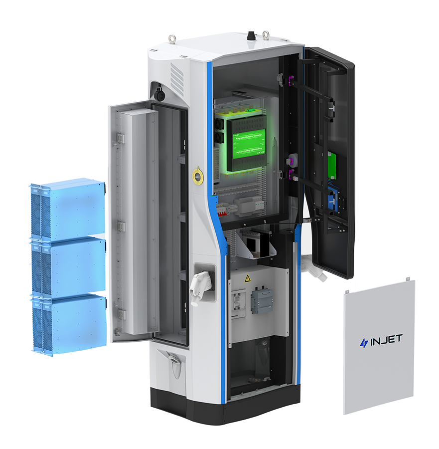 Injet Ampax DC Fast Charging Station details