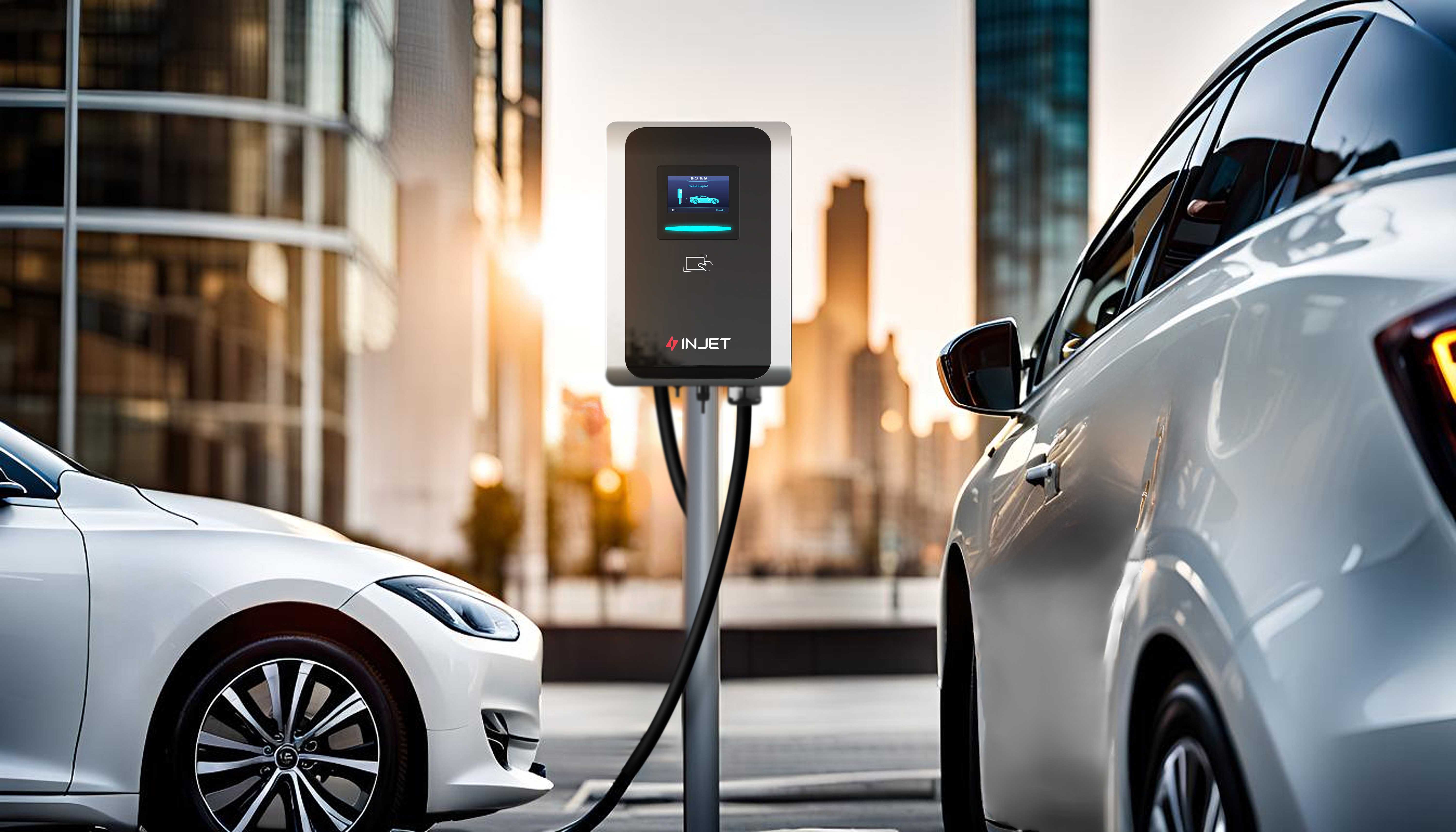 INJET-Injet Vision-Level 2 AC EV-Ladestation - bodenmontiert