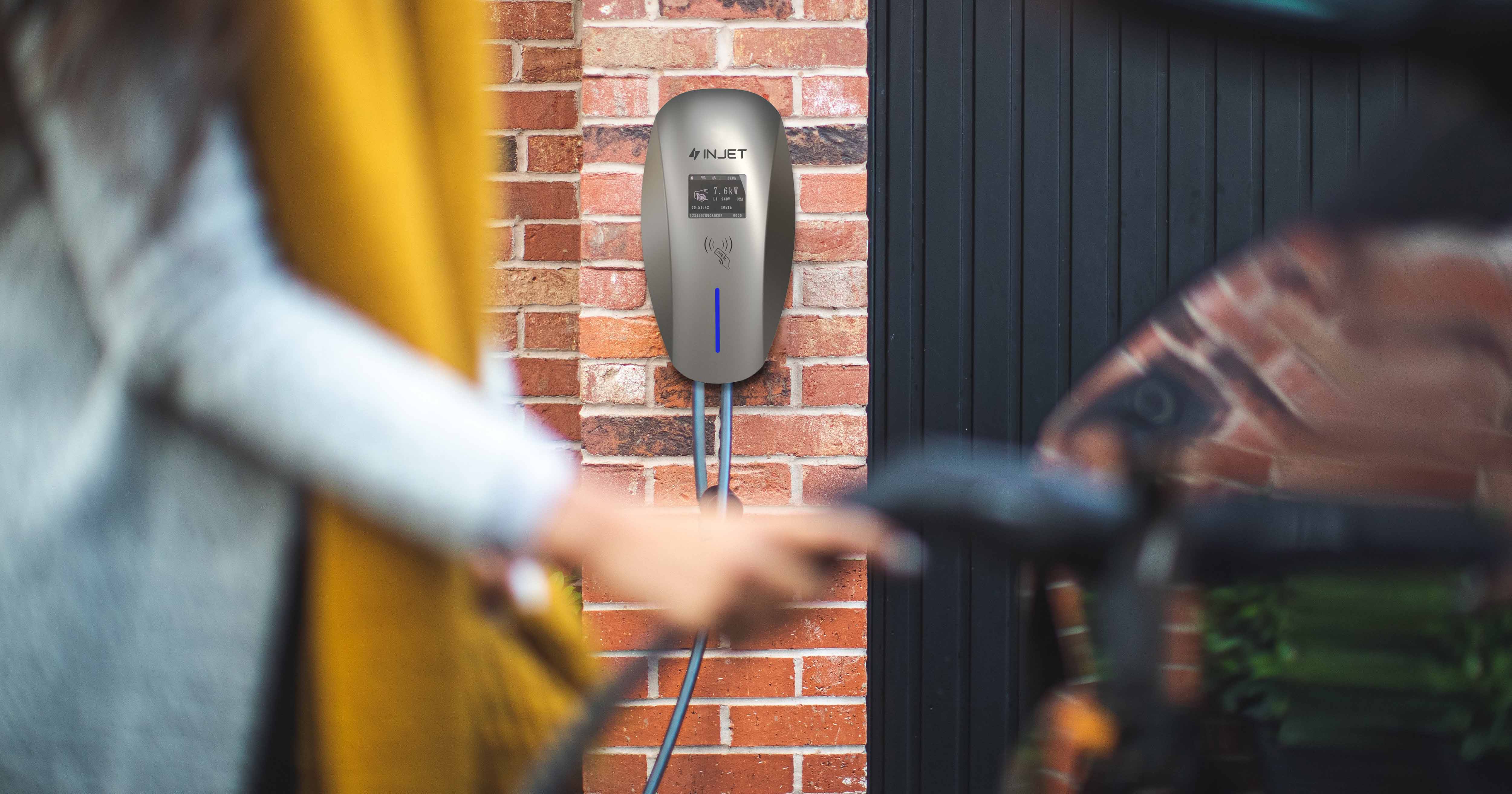 Injet Sonic AC-Ladestation für den Außenbereich