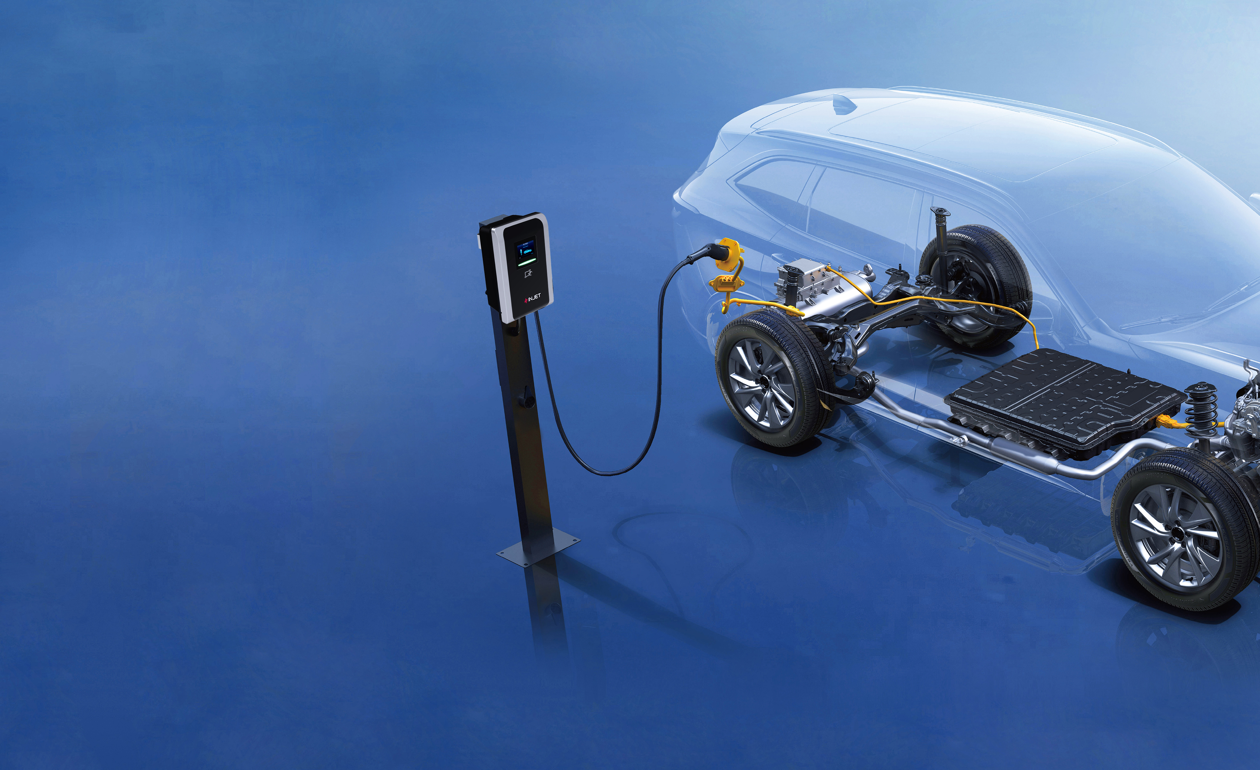 Injet Vision AC EV charger from Injet New Energy