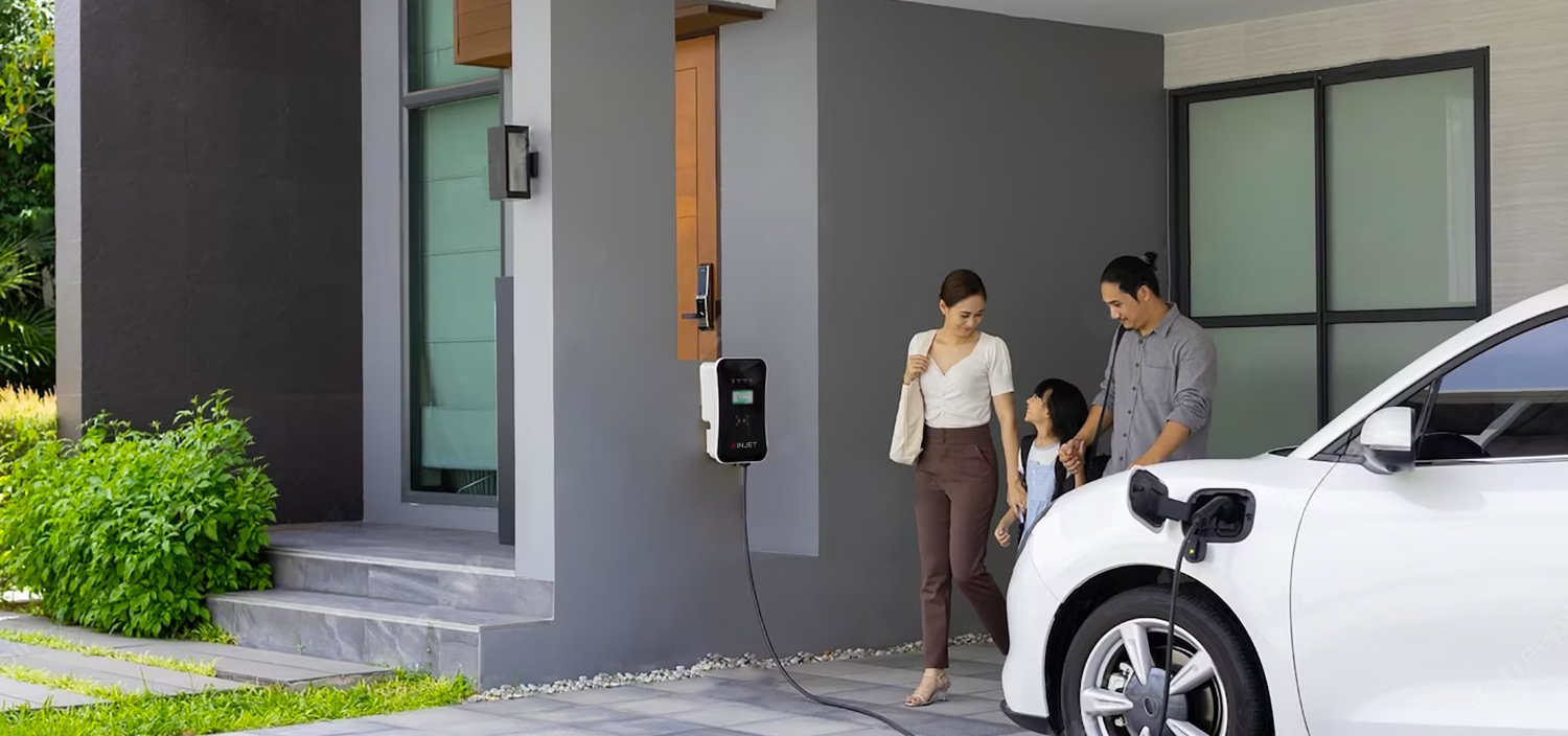 Wandmontierte AC-Ladegeräte für Elektrofahrzeuge – Injet Swift