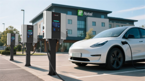 Injet Hub Wallbox Public DC Electric Vehicle Charger Commerical use